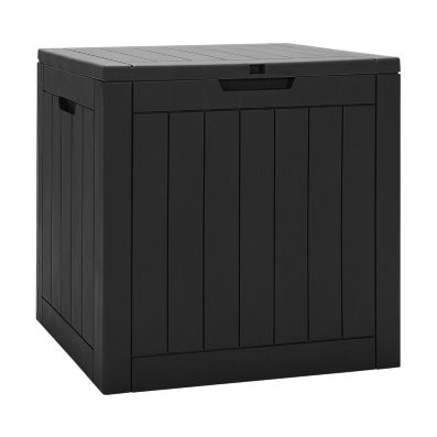 118L Deck Box for Patio Tools-Black