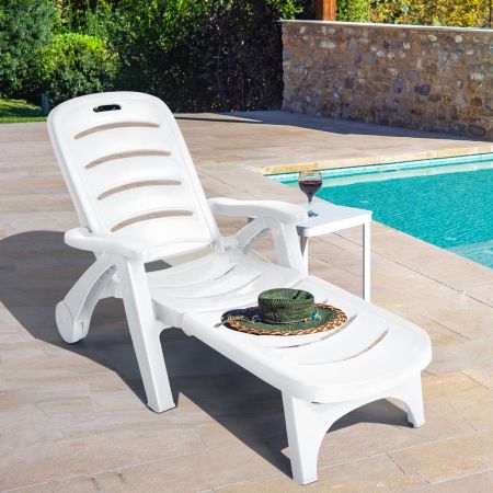 COSTWAY patio chaise lounge
