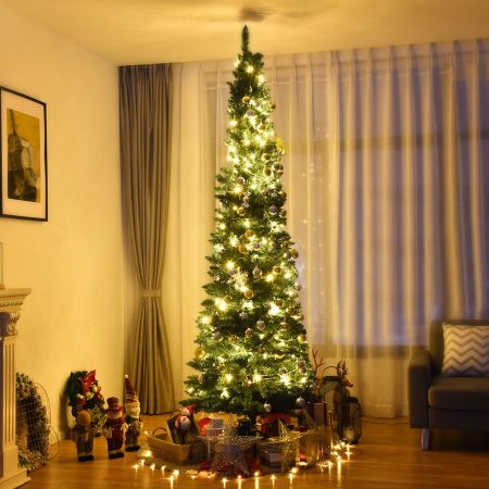 COSTWAY Slim skinny Christmas tree