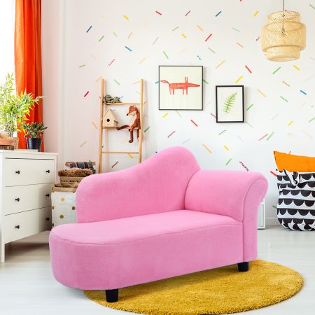 Costway Children Modern Sofa with Armrest for Living Room