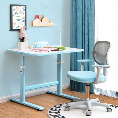 Costway Kids Study Chair and Desk Set with Adjustable Height