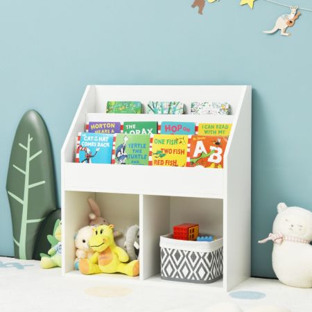 COSTWAY kids colorful bookshelf