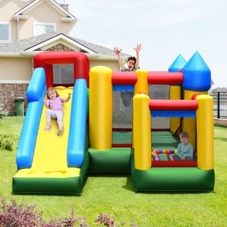 Costway Inflatable Water Park Jumping Castle for Kids
