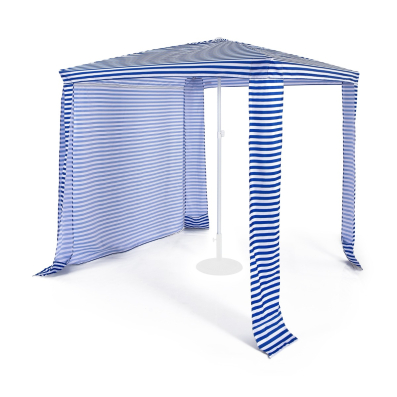 Foldable and Portable Beach Canopy with Sun Protection for Beach and Patio  - Costway