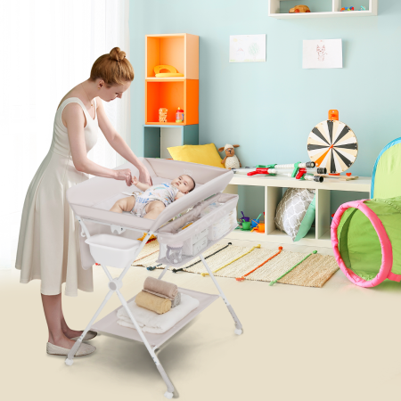 Portable Folding Baby Changing Table for Infant Newborn Nursery