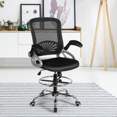 Swivel Mesh Office Chair with Adjustable Height for Home & Office
