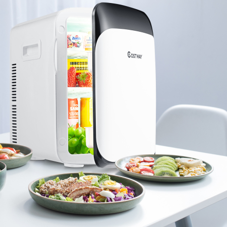 15 L Portable Mini Refrigerator Cooler & Warmer for Food, Makeup, Car Travel