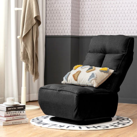 6 Adjustable Swivel Folding Floor Lazy Sofa for Relaxing