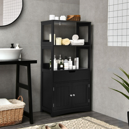 Multipurpose Storage Cabinet with Drawer for Bathroom