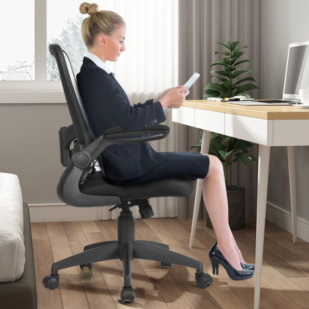 Lightweight Mesh Office Chair with Lumbar Support