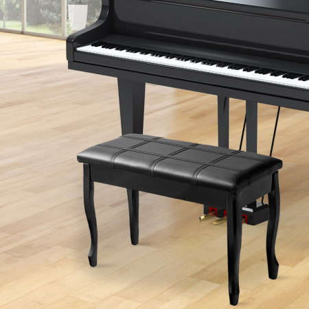 Piano Bench Stool with Padded Cushion for Home