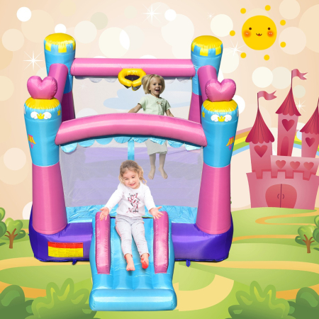 Princess Theme Inflatable Castle with Jumping Area
