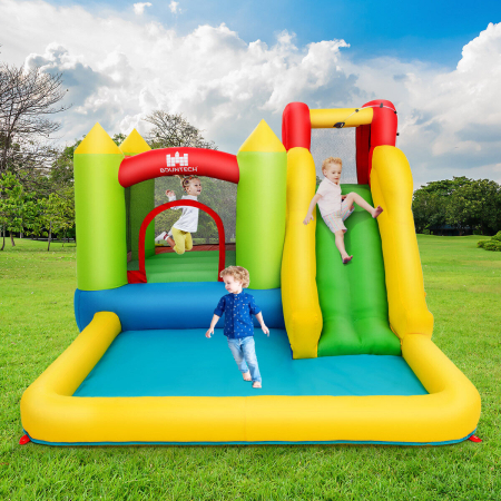 Inflatable Jumping Castle Water Slide with Splash Pool (without Blower)