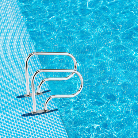 81 × 55 cm Swimming Pool Hand Rail with Ergonomic Design for Indoor & Outdoor