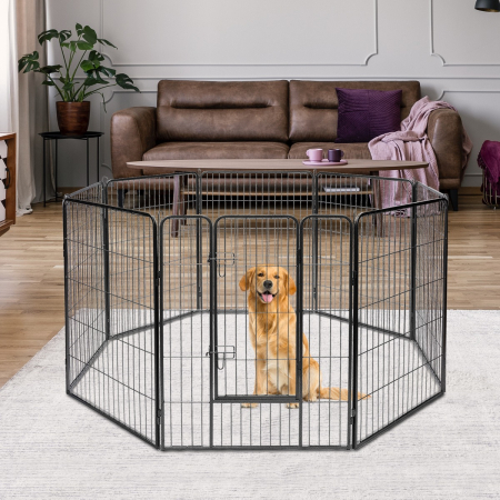 100cm 8 Panel Height Pet Playpen with Anti-Rust Material for Dog/Cat