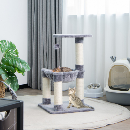 Multi-level Cat Tree with Cosy Hammock for Cats