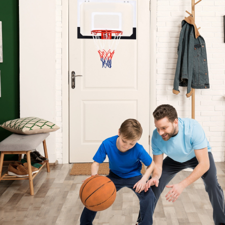 Mini Basketball Hoop Set with Shatterproof Backboard for Kid/Teen