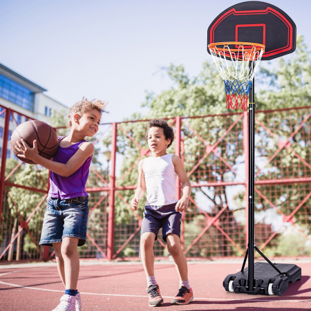 Basketball Hoop for Kids with 5-Level Heights for Indoor & Outdoor