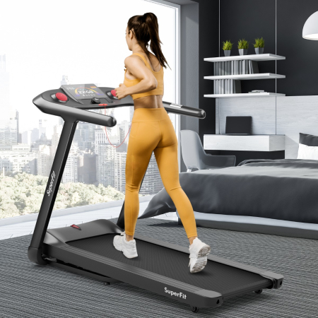 4.75HP Folding Treadmill with 15% Inclination for Gym