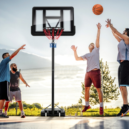 Height Adjustable Basketball Hoop for Youth & Adults
