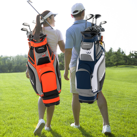 Lightweight & Portable Golf Stand Bag with 7 Zippered Pocket