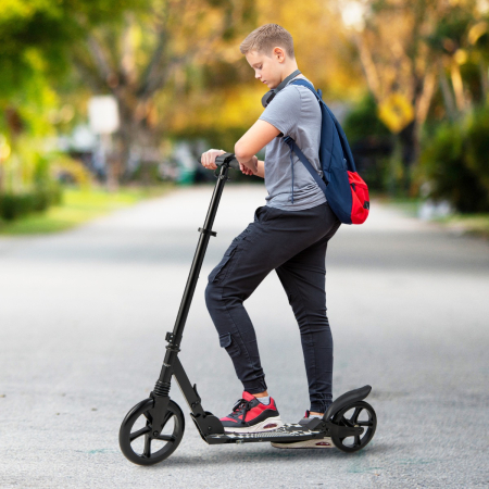 Foldable Lightweight Scooter with Adjustable Handlebar for Kids