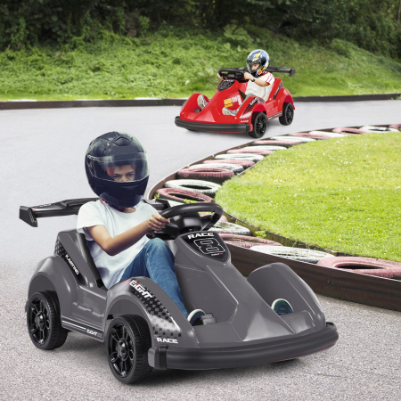 Kids Electric Go Kart with Remote Control for 3+ Years Old