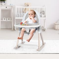 Costway 3-in-1 Convertible Baby Highchair with Adjustable Height