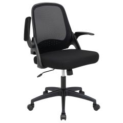 Costway 360°Swivel Mesh Office Chair with Flip-up Armrest for Home & Office