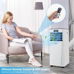 Costway 9000 BTU/2600W 3-in-1 Portable Air Conditioner with LED Display