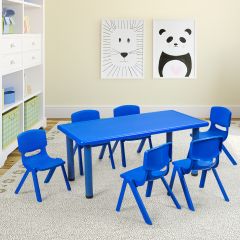 COSTWAY table and 6 chairs set