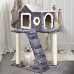 Costway Multi-Level Cat Tree with Scratching Posts and Ladder for Kittens & Cats