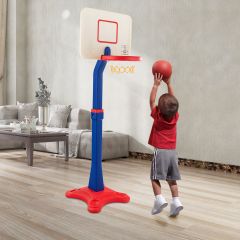 Costway Height Adjustable Toddler Basketball Hoop Stand Set for Kids
