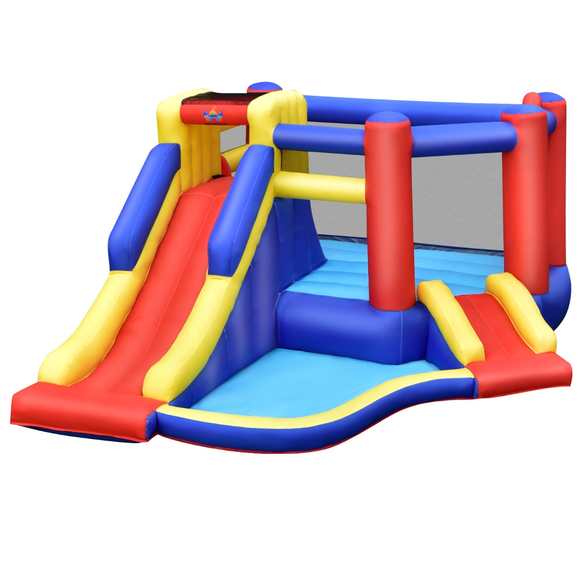 Inflatable Bouncy Castle with Long Slide (without Blower)