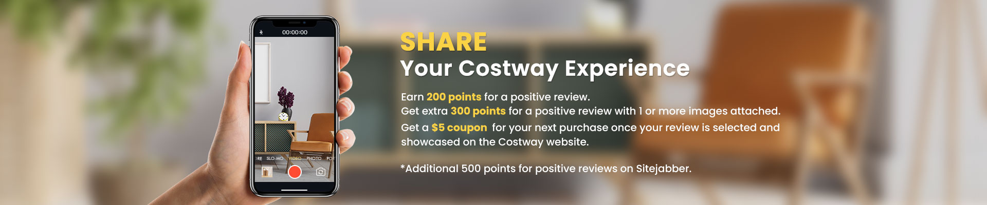Share your costway Experience